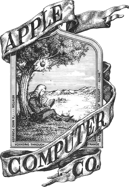 Apple Computer Co. Newton crest logo, 1976