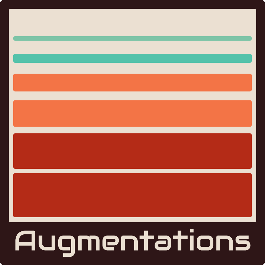 First logo draft, stacked horizontal bars