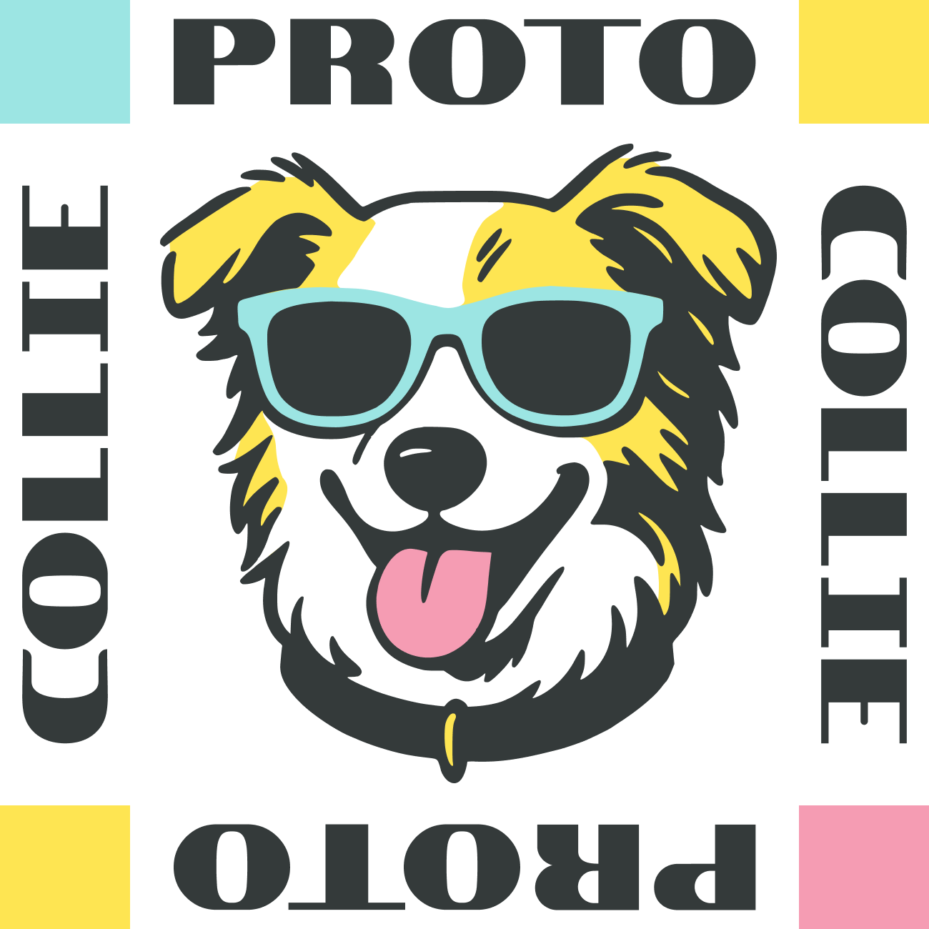 Protocollie die-cut sticker
