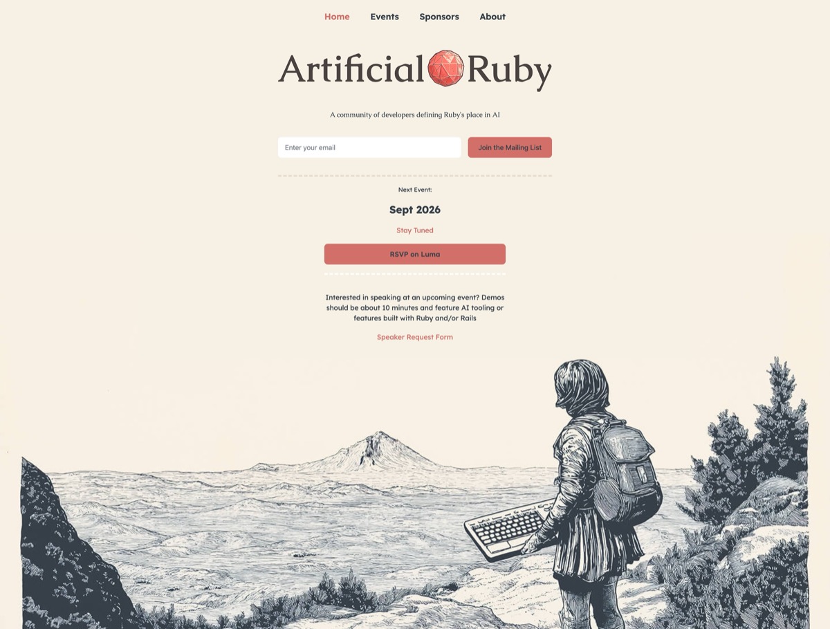 Artificial Ruby home page