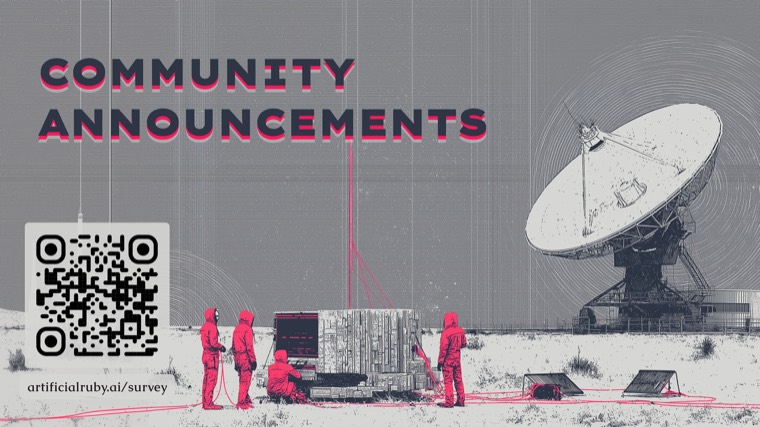 Community announcement slide