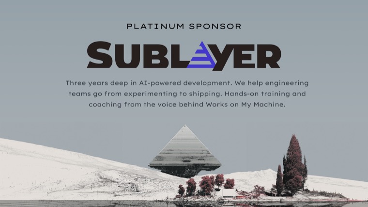Sponsor thank-you slide