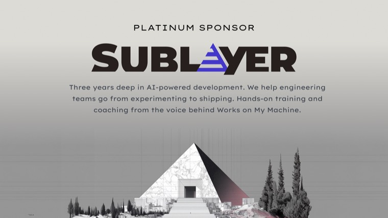 Sponsor thank-you slide