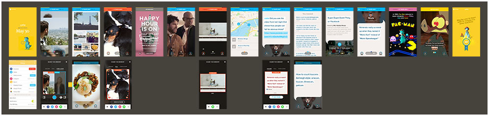 Pretty much every screen in the app
